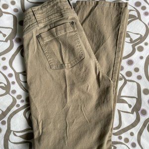 Kuhl Klaudette Straight Leg Cotton Khaki Outdoors Hiking Pants